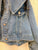 2403065 PG Doll Collar Denim Jacket - Blue