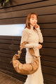 2402056 BOU Synthetic Leather Bag - Camel
