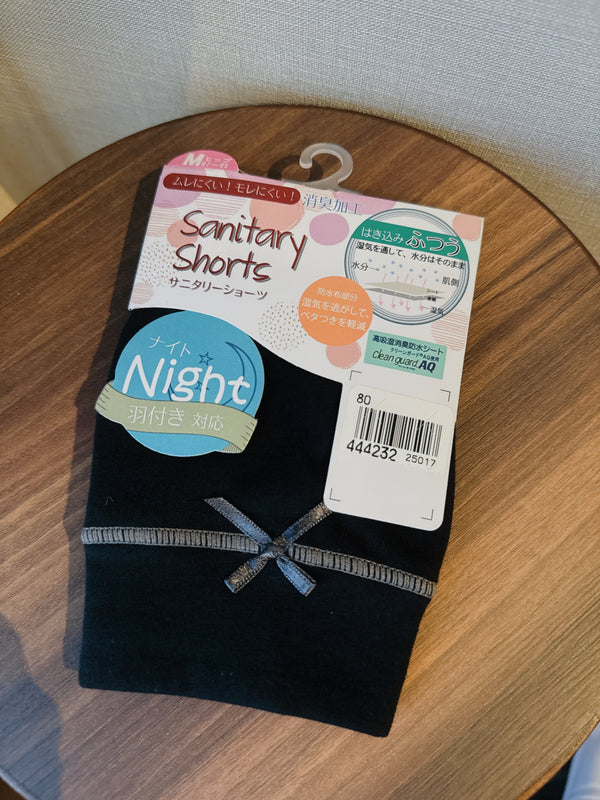 2508105 SE Night Sanitary Shorts - Black