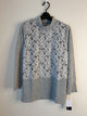 2309111 FA Floral Lace Top - GREY
