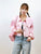2403065 PG Doll Collar Denim Jacket - Pink
