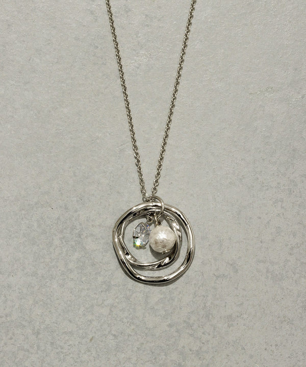 JMG250096 CO Round Motif Long Necklace