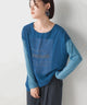 2310013 BOU Landscape Pattern Tee - BLUE