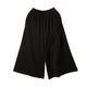 2310086 MAI Floral Ruffle Wide Pants - BLACK