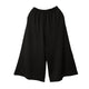 2310086 MAI Floral Ruffle Wide Pants - BLACK