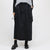 2310033 KK Plain Cargo Skirt - BLACK