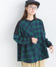 2310111 LUP Flannel Check Shirt - BLACK