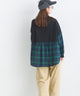 2310111 LUP Flannel Check Shirt - BLACK