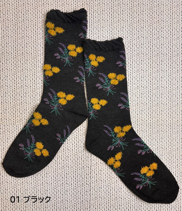 2509094 KU Bouquet High Crew Socks