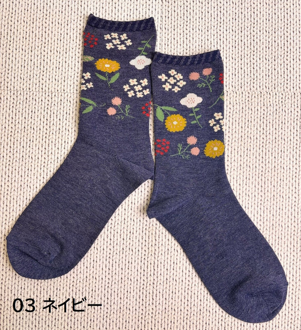 2509098 KU Various Flowers Socks