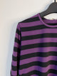 2309116 LM (MIJ) Border Tee - PURPLE