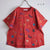 2307014 EM Fruits Embroidery Top - RED