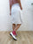 2309059 KR Double Pockets Skirt - WHITE