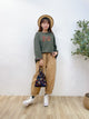 2308114 JA Embroidery Pullover - GREEN