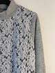 2309111 FA Floral Lace Top - GREY