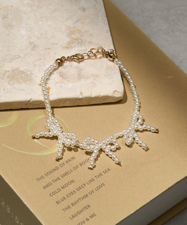 JMG250040 LA Ribbon Bead Bracelet