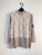 2309111 FA Floral Lace Top - BEIGE