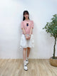 2309059 KR Double Pockets Skirt - WHITE