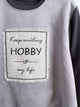 2309148 VL Tweet Patchwork Pullover - CHARCOAL