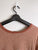 2309145 FF Henry Neck Border Tee - BROWN