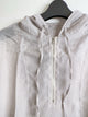 2309139 DA Sheer Zip Hoodie - GREY