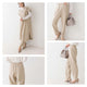2310076 OM Satin Stretch Tapered Pants