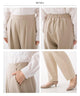 2310076 OM Satin Stretch Tapered Pants
