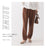 2310076 OM Satin Stretch Tapered Pants