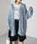 2310039 FY 2Way Oversize Knit Cardigan - BLUE