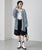 2310039 FY 2Way Oversize Knit Cardigan - BLUE