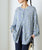 2310039 FY 2Way Oversize Knit Cardigan - BLUE