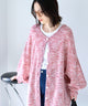 2311002 CH 2 Way Oversized Cardigan - RED
