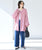 2311002 CH 2 Way Oversized Cardigan - RED