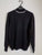 2309146 CH Beads Neck Sweater - BLACK