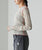 2311005 FO Floral Pattern Pleated Pullover