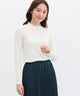2310046 HY Ruffle Neck Floral Top - YELLOW