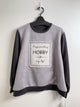 2309148 VL Tweet Patchwork Pullover - CHARCOAL