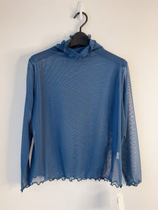 2309113 OWL Sheer Top - NAVY