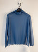2309113 OWL Sheer Top - NAVY