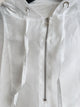 2309139 DA Sheer Zip Hoodie - WHITE