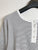 2309145 FF Henry Neck Border Tee - WHITE