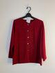 2309112 LW Basic Cardigan - RED