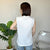 2308044 NON Lace Up Tank Top - WHITE