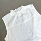 2308044 NON Lace Up Tank Top - WHITE