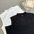 2308044 NON Lace Up Tank Top - BLACK