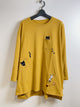 2309141 PE Cat Emb Tee - YELLOW
