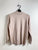 2309146 CH Beads Neck Sweater - BEIGE