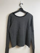 2309145 FF Henry Neck Border Tee - BLACK