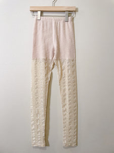 2309003 KR Lace Leggings - BEIGE