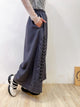 2310085 MAI Embroidery Wide Pants - CHARCOAL